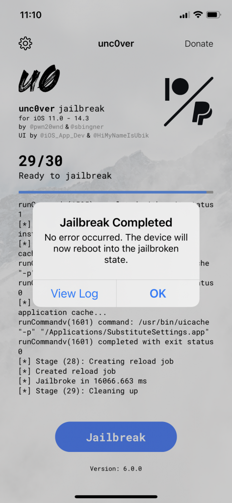 图片[6]-Unc0ver 6.1.1更新发布，支持越狱iOS14.3，支持iPhone12-抖有网