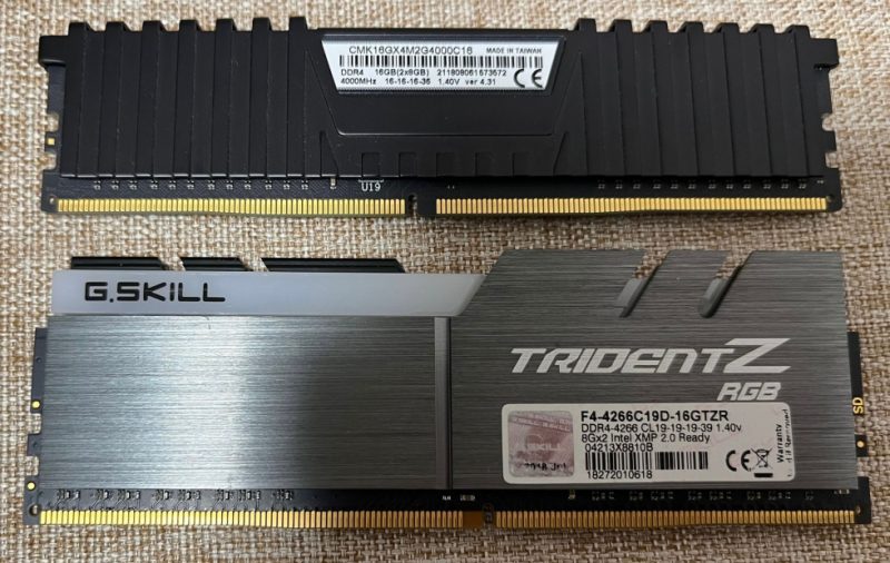 Win7老机换机箱，原有的B-Die 4266挡新散热器，上网淘矮内存……-抖有网