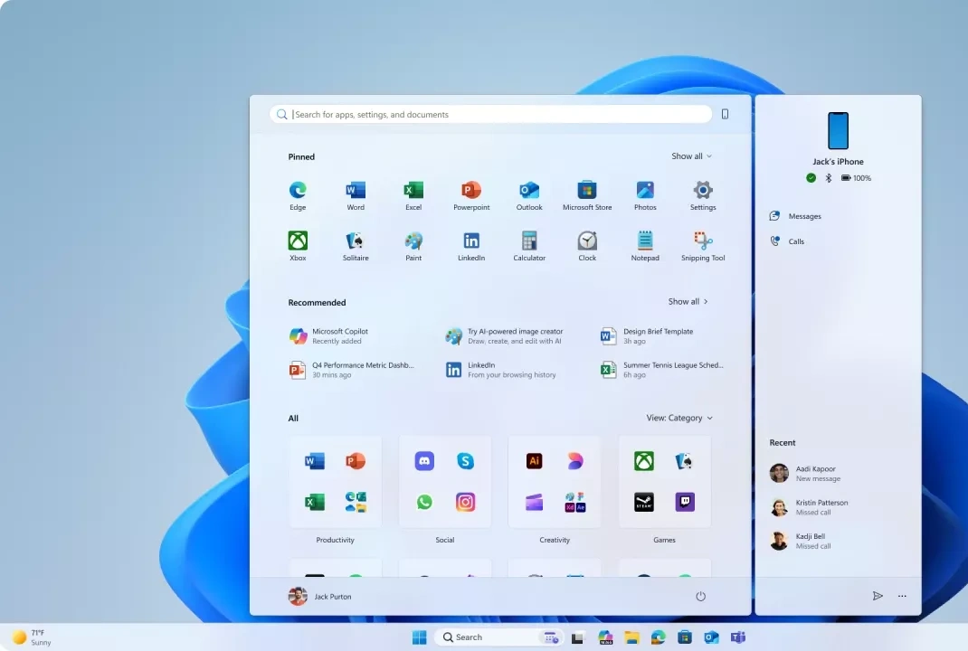 Win11 27965，新版开始菜单-抖有网